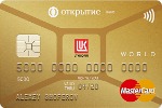 Reembolso en Банк Открытие. Дебетовая карта - лукойл