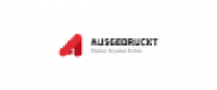 Cashback bei AUSGEDRUCKT.de DE